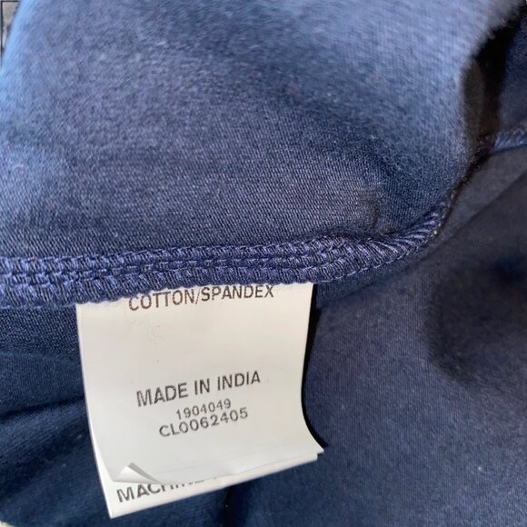 eShakti S-6 Dark Blue Long Dress - Picture 6 of 7